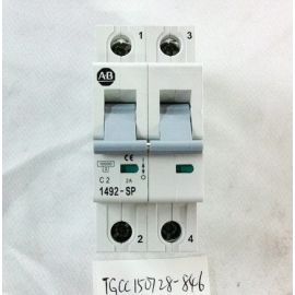 Allen Bradley MINIATURE CIRCUIT BREAKER 2A 2P 1492-SP2C020