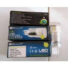 1000pcs G9 3W LED BULBS 280lm 3000K 110-127V energy green 25000hours $0.19/pc