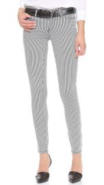 Club Monaco skinny slim striped jeans "Carolina" low rise size 0 NEW