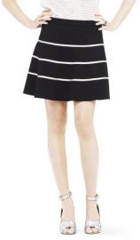 Club Monaco Kallen Skirt JUPE CREAM GRND STRIPE/CREME S size 4