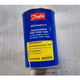 Danfoss 023U1392 Eliminator Replaceable filter drier core for DCR 0485 to 19217 and similar 4 3/4in. shells