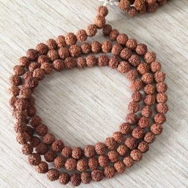 108pcs Nepal Rudraksha Bodhi Beads Bracelet 6mm bead