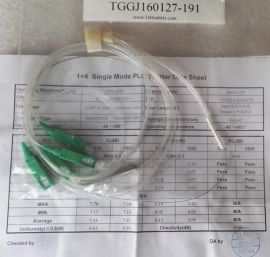 1x4 Single Module Blockless Fiber PLC Splitter New with report