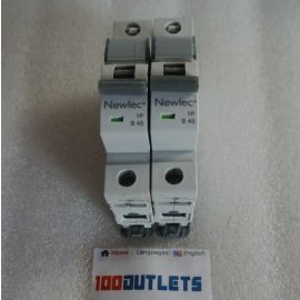 Newlec Miniature Circuit Breaker (MCB) Single Pole 40A Type B 