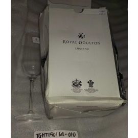 Royal Doulton Arena Flute champagne clear Set of 4 2008 new in box