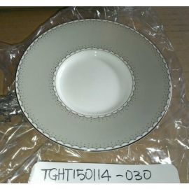 Monique Lhuillier for Royal Doulton DENTELLE ESPRESSO SAUCER GREY