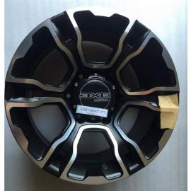 BXE METAL KS044 16X8J Wheels Rim 16inch 8J 6x139.7 MATT BLACK MACHINE FACE