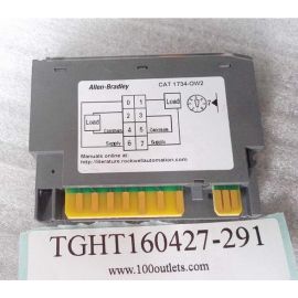 Rockwell Allen-Bradley(AB) 1734-OW2 OUTPUT MODULE RELAY DPST 