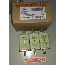 Box of 3 hager NH FUSE LNH00080M6A 690V 80A $6/pc