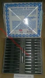 DELTRONIC TP25 .3155 .0001 STEPS .3143-.3167 PIN Gage Set