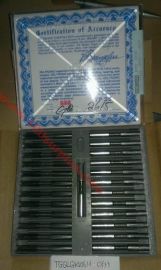 DELTRONIC TP25 .2615 .0001 STEPS .2603-.2627 PIN Gage Set