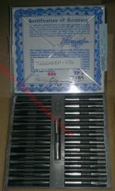 DELTRONIC TP25 .3180 .0001 STEPS .3168-.3192 PIN Gage Set