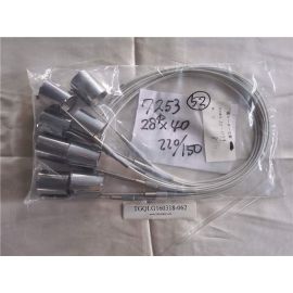 Pre-Coiled Cable Nozzle Heaters STAINLESS 150W 28X40