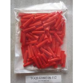 100pc/bag FASTENAL 50980 PLASTIC WALL ANCHOR #14-16 x 1-3/8" CONICAL ANCHOR RED