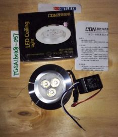 CDN LED Ceiling Light CED110377 3x1W