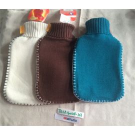 Fashy 6715 Hot Water Bottle 2.0L  White/Brown/Blue 