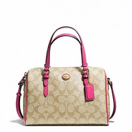 COACH F49862 PEYTON SIGNATURE BENNETT MINI SATCHEL