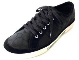 COACH BRAD SNEAKER Q900 Signature Men's Casual Shoes Black EU40 EU41.5