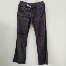 Juicy Couture Women's J Bling Velour Pant Top Hat M JG005960-020