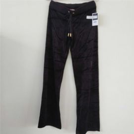 Juicy Couture Women's Bling Velour Pant Black XS JG006695-001