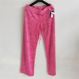 Juicy Couture Women's Royal Paisley Velour Pant Highlighter M JG001282-670 
