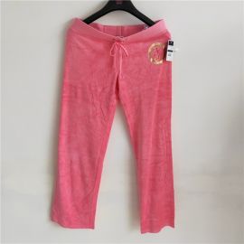 Juicy Couture Women's JC Flower Velour Pant Fresh Watermelon L JG001116-670