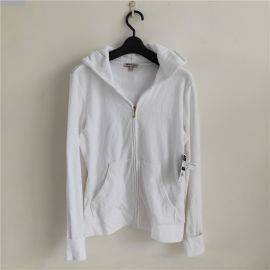 Juicy Couture Women's Royal Paisley Velour Hoodie White L JGO01281-110 