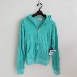 Juicy Couture Women's Terry Hoodie Sea Jade S JG009039-320