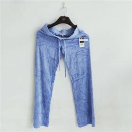 Juicy Couture Women's Bling Velour Pant Sterling Blue S JG006695-433