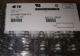 TE Circuit Protection Gas Discharge Tubes GTCA36-750M-R10