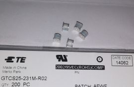 TE Circuit Protection Gas Discharge Tubes GTCS25-231M-R02
