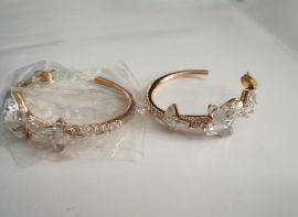 Coutome Jewelry Pair of Earings Crystal