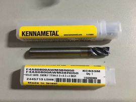 KENNAMETAL F4AS0800AWM38R050 KC633M High-Performance Solid Carbide End Mill