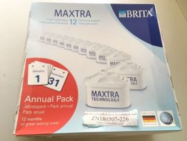BRITA MAXTRA Water Filter Cartridges Pack of 12