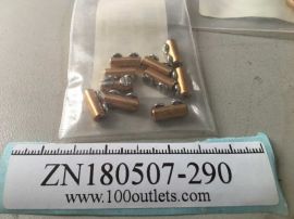 10pcs Kurt J. Lesker inline barrel conncetor 0.058"ID 0.5"LONG 15A Be-Cu FTAIBC058