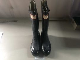 Hunter Jimmy Choo Women Black Rain Boots  Size UK 6.EU 39.US 7M/8F 