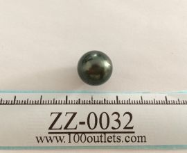 Tahiti Cultured Black Pearls Grade B size 13.49mm Ref. R-SR