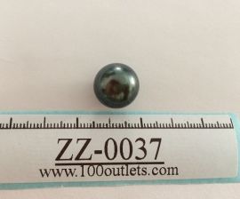 Tahiti Cultured Black Pearls Grade B size 13.67mm Ref. R-SR