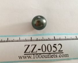 Tahiti Cultured Black Pearls Grade B size 12.52mm Ref. R-SR