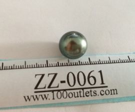 Tahiti Cultured Black Pearls Grade B size 12.72mm Ref. R-SR