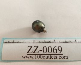 Tahiti Cultured Black Pearl Grade B size 11.54mm Ref. CERDEE