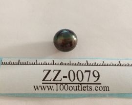 Tahiti Cultured Black Pearl Grade B size 13.99mm Ref. CERDEE