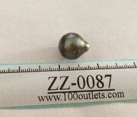 Tahiti Cultured Black Pearl Grade B size 13.54mm Ref. CERDEE