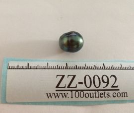 Tahiti Cultured Black Pearl Grade B size 11.32mm Ref. CERDEE