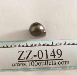 Tahiti Cultured Black Pearl Grade C size 10.78mm Ref. DR-SP