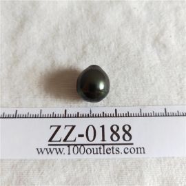 Tahiti Cultured Black Pearls Grade B size 12.79mm Ref. DR-SD
