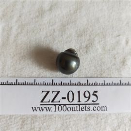Tahiti Cultured Black Pearls Grade B size 13.09mm Ref. DR-SD
